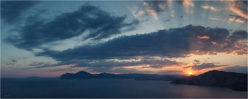 Закат, Коктебель, Крым, Черное море photo preview