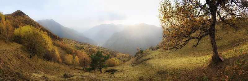 Панорама осеннего Архызаphoto preview