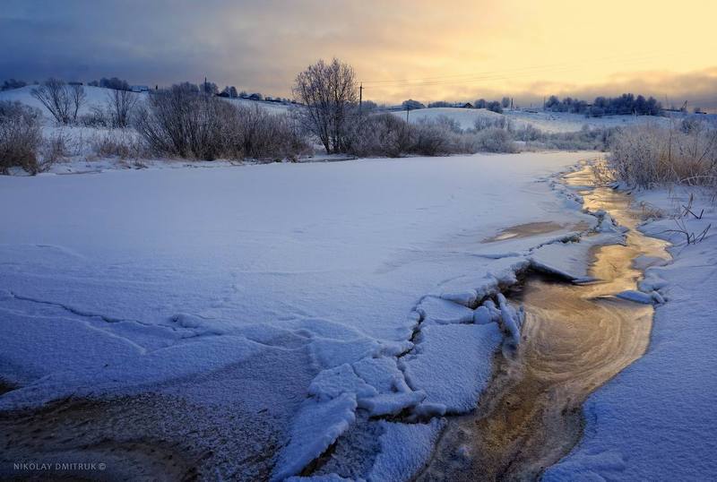 пейзаж, дмитрук, музыка морозный день. декабрьphoto preview