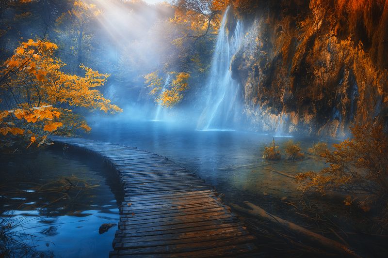 plitvice, lakes, croatia, waterfall, autumn, landscape,  plitvice lakesphoto preview