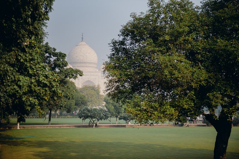 landscape temple India architecture Taj Mahalphoto preview