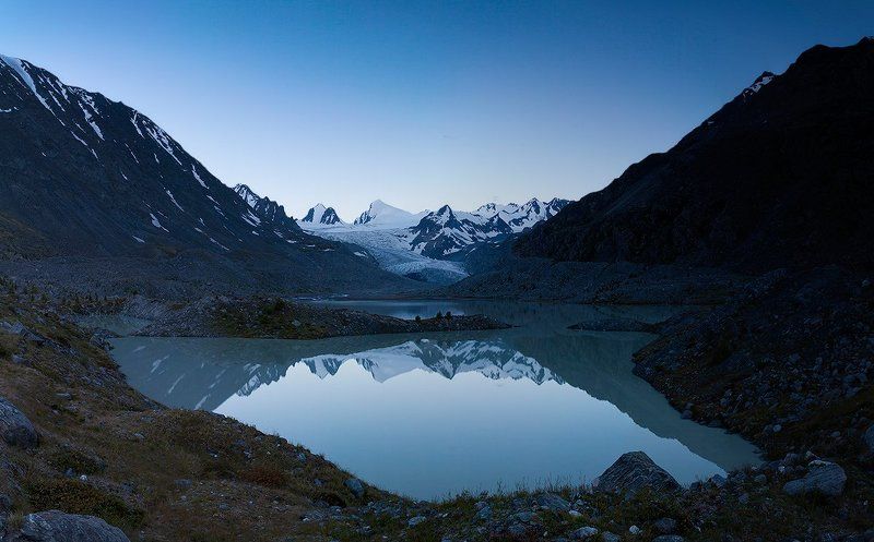 рассвет над ледником Софийскийphoto preview