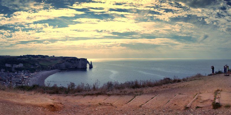 Алебастровое побережье, Нормандия, Франция, Этрета На Алебастровом побережьеphoto preview