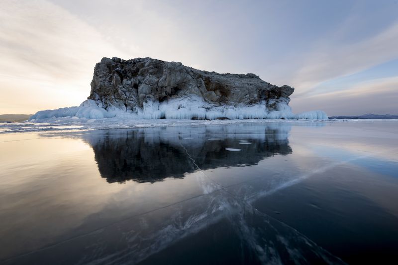 Байкал, лед photo preview