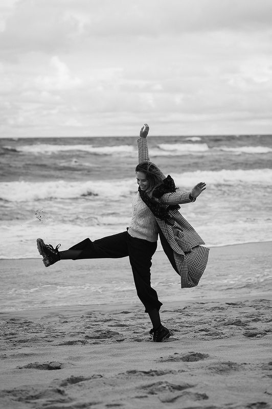 bw portrait черно-белое море ***photo preview