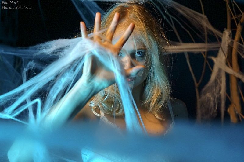 портрет,образ,девушка,женский портрет, В паутине...photo preview