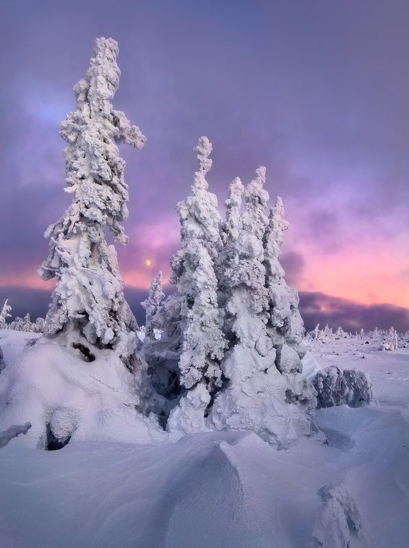 урал, зима, гух, рассвет В рассвет на Рождество...photo preview