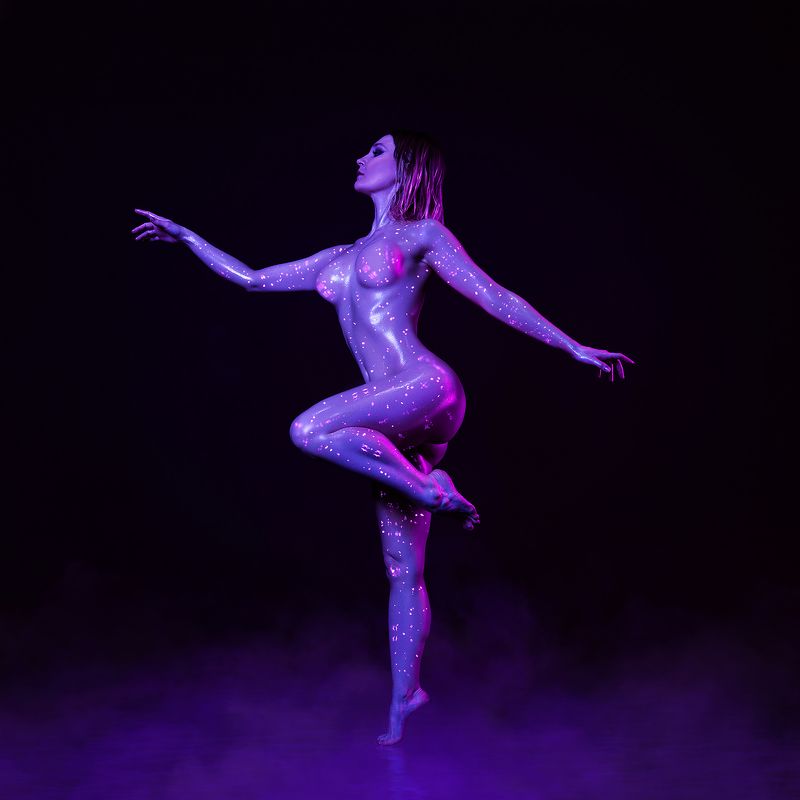 киберпанк, неон, арт-ню, artnude, neon, cyberpunk Cyber Souls №2photo preview