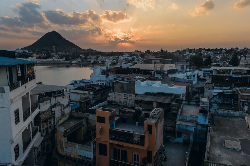 landscape, temple, india, architecture Pushkar Scapephoto preview