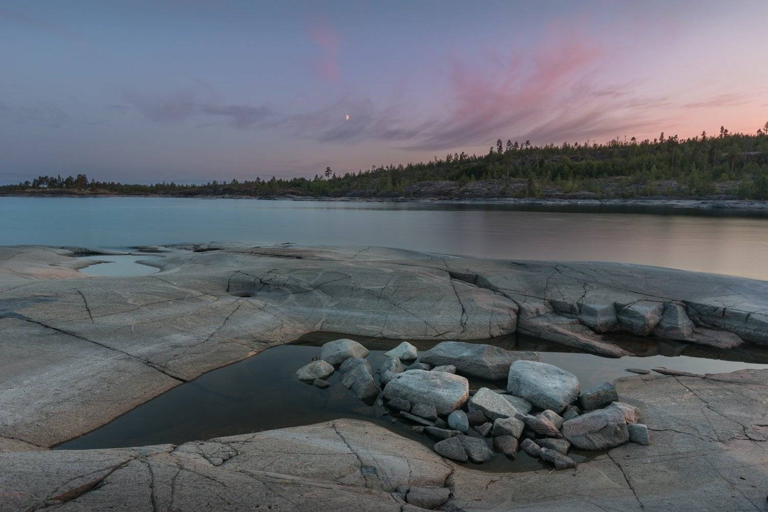 Вечер на Ладоге. Автор: Роман Фабричный , Роман Фабричный