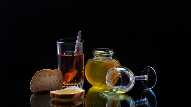 натюрморт. фотография, красота, спб, Чай с мёдом.photo preview