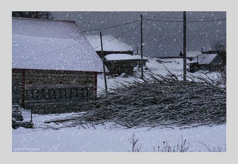 пейзаж, дмитрук, музыка сумерки. о. Куростров. январьphoto preview