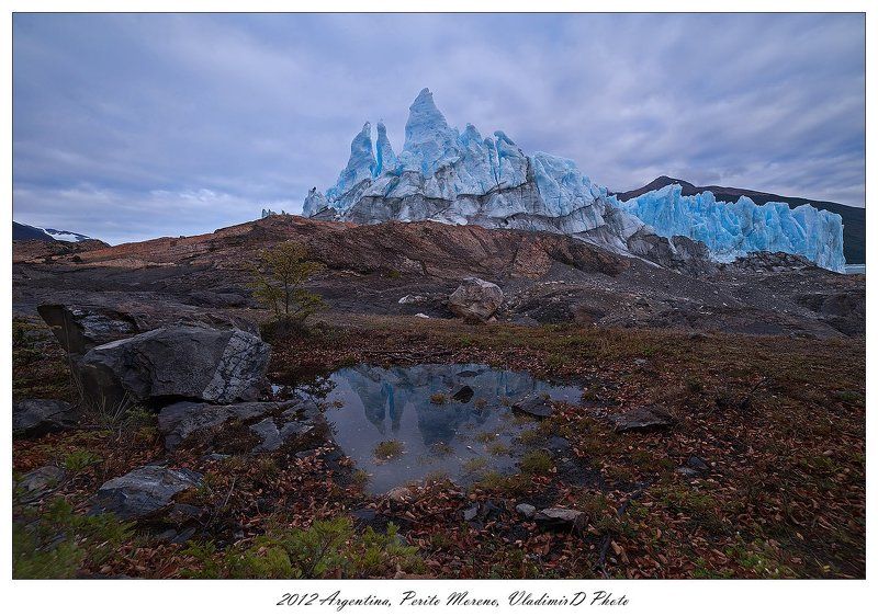 Ледник, Перито морено Хмурое утроphoto preview