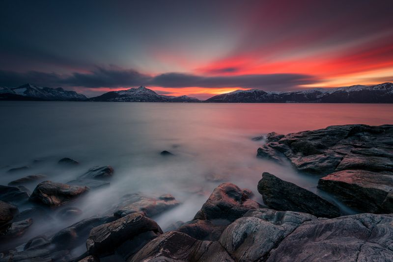 norway,landscape,light,sunset photo preview
