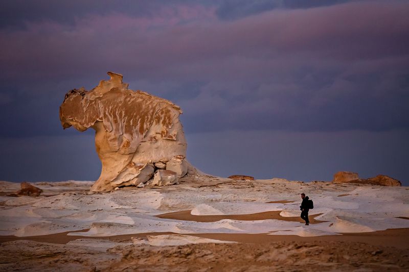 Египет ,Африка, пустыня , закат , пейзаж ,Afryca , Egypt , desert , Black and White Desert Закат .photo preview