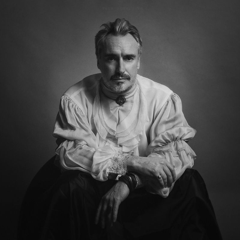 чб мужской портрет постановка вера шамраева ***photo preview