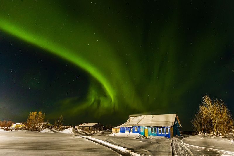 печора,север,коми,северное сияние,природные явления ссphoto preview