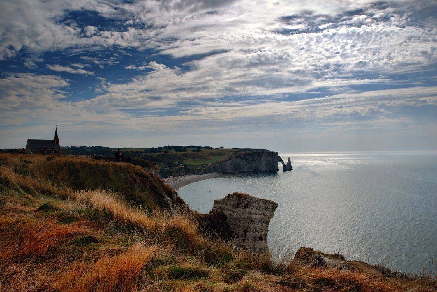 Нормандия, Франция, Этрета, Марина Никифорова