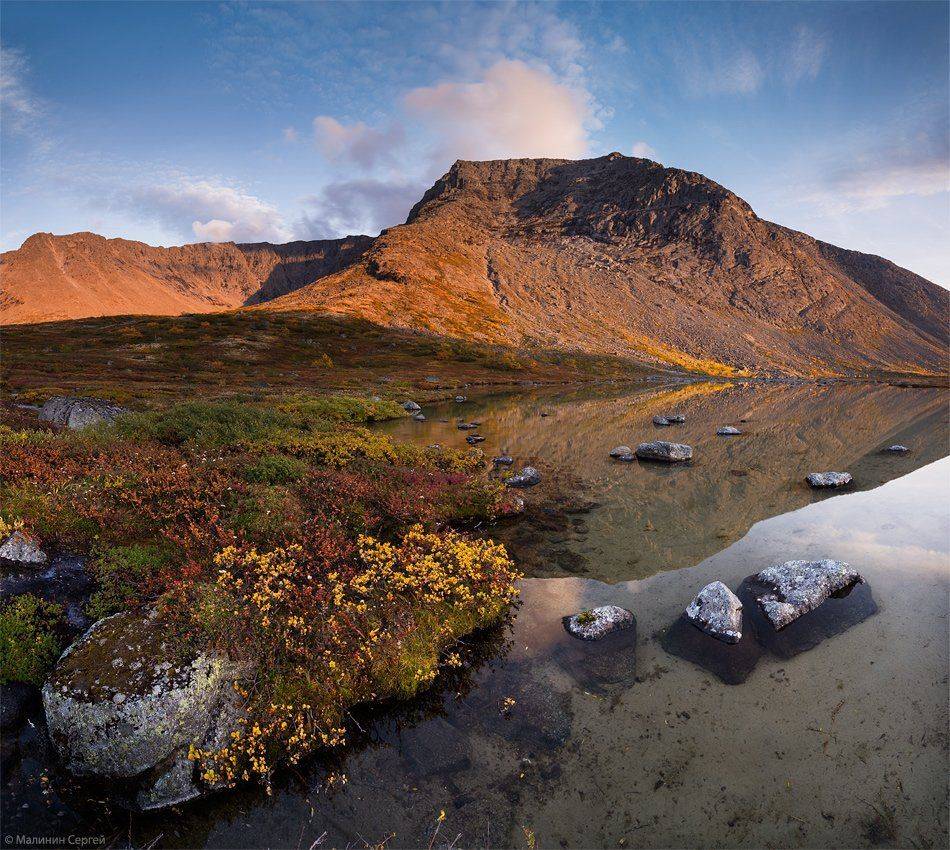 Autumn, Khibiny, Kola Peninsula, Mountains, Горы, Заполярье, Кольский, Малая белая, Осень, Тахтаръявр, Хибины, Сергей Малинин