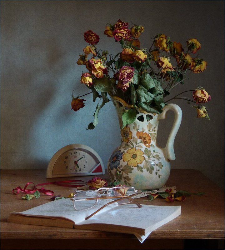 Натюрморт, Сухие цветы Есть в возрасте любом прекрасные моменты...photo preview