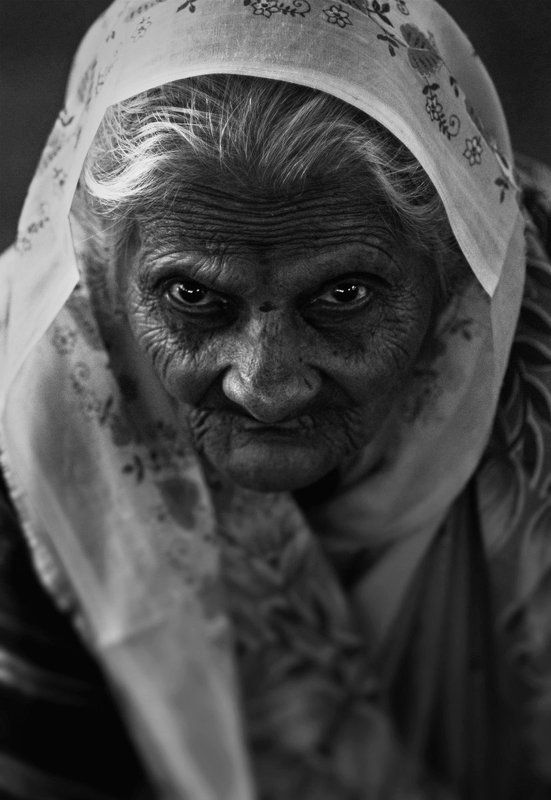Black & white, Eyes, Indian, Woman photo preview