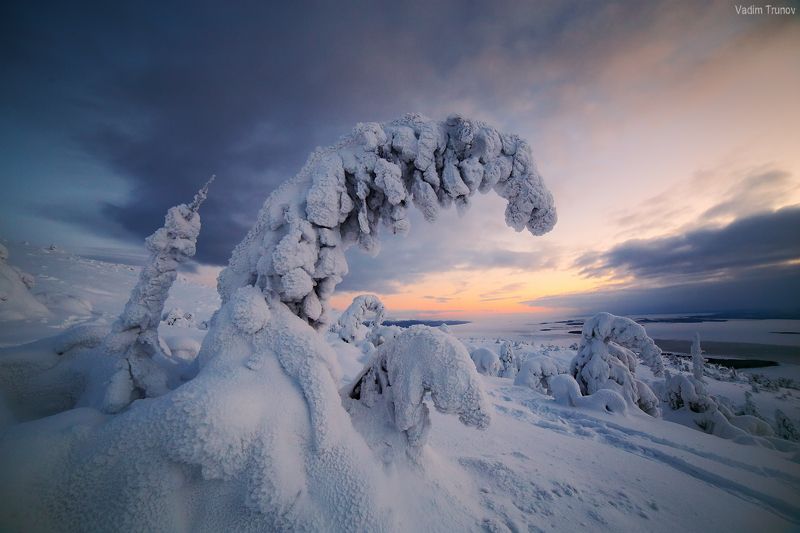 кольский, север, заполярье В снежных оковахphoto preview