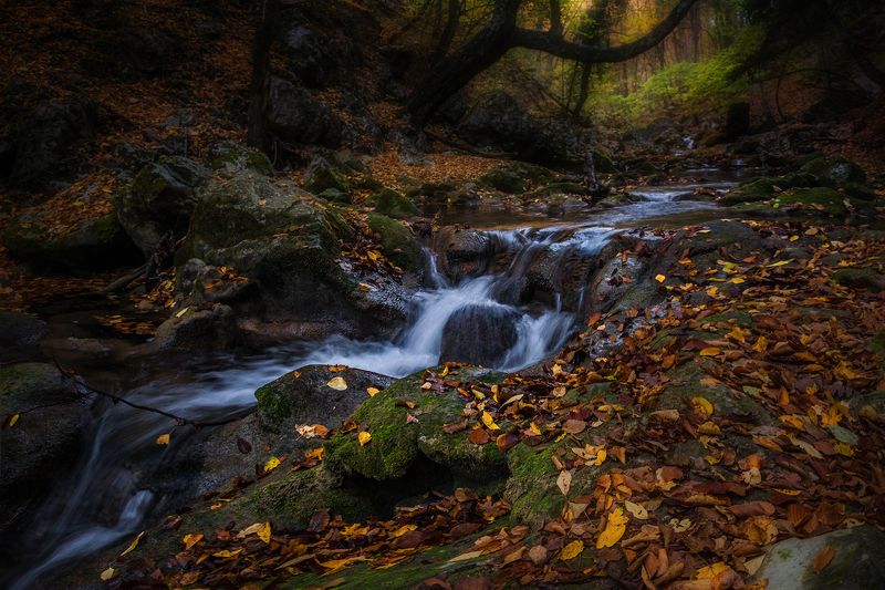 Крым, Большой каньон, каньон, река, осень, Течение времени...photo preview