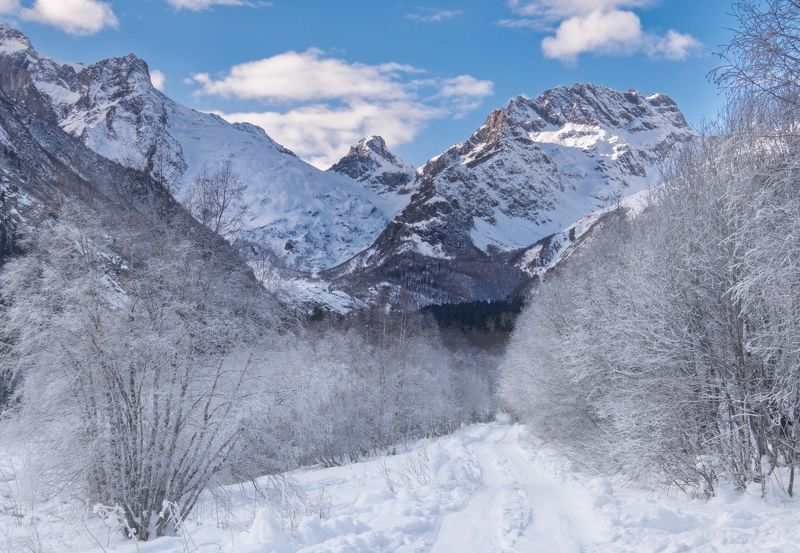 кавказ,сулахат,горы Дорога к мечтеphoto preview