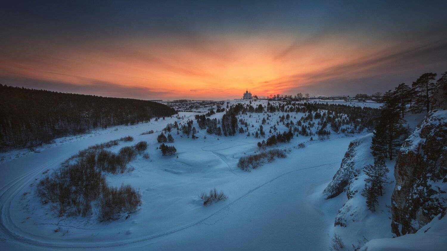 озеро, горы, лес, природа, закат, рассвет, красота, приключения, путешествие, облака, урал, Шевченко Николай