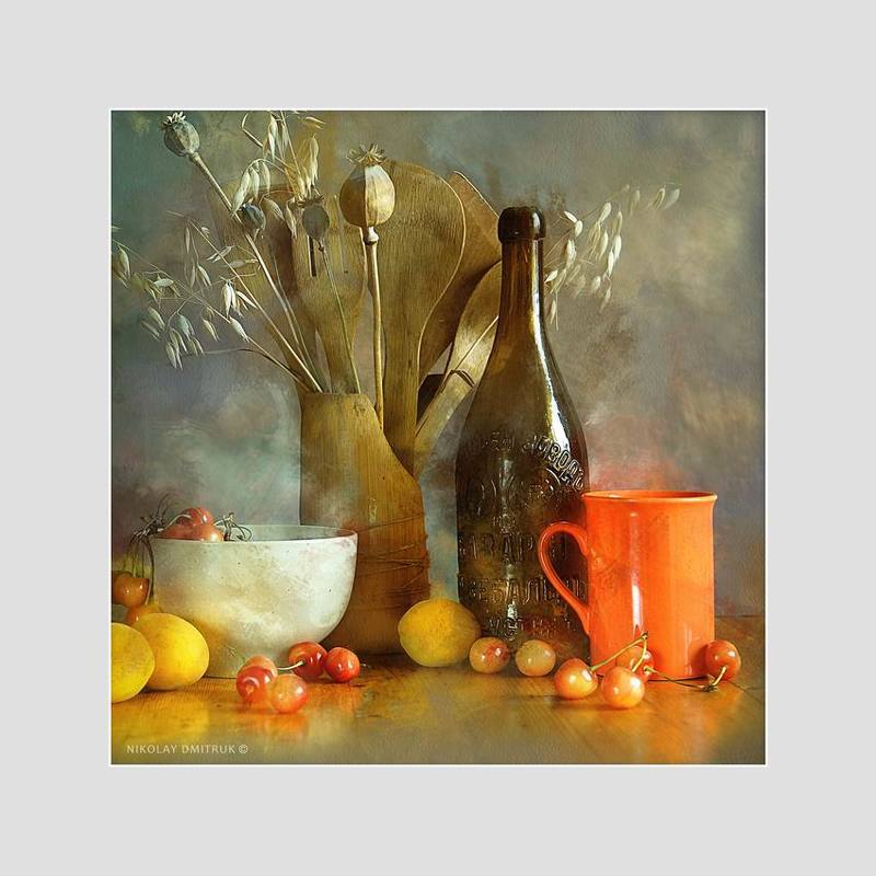 натюрморт дмитрук оранжевая чашка. студия непрерывного света 26photo preview