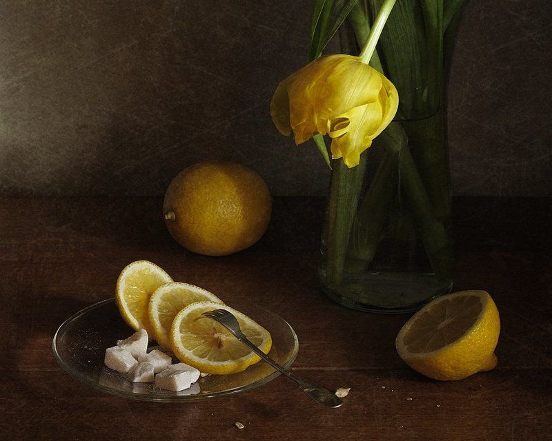 Лимон, Натюрморт С лимономphoto preview