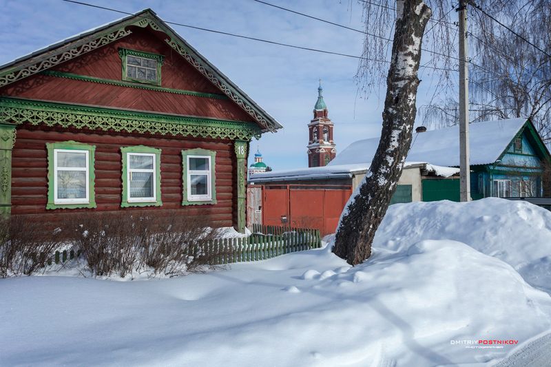 пейзаж,город,зима,храм,кремль,монастырь,церковь,религия,архитектура На задворках Юрьев-Польского кремля.photo preview