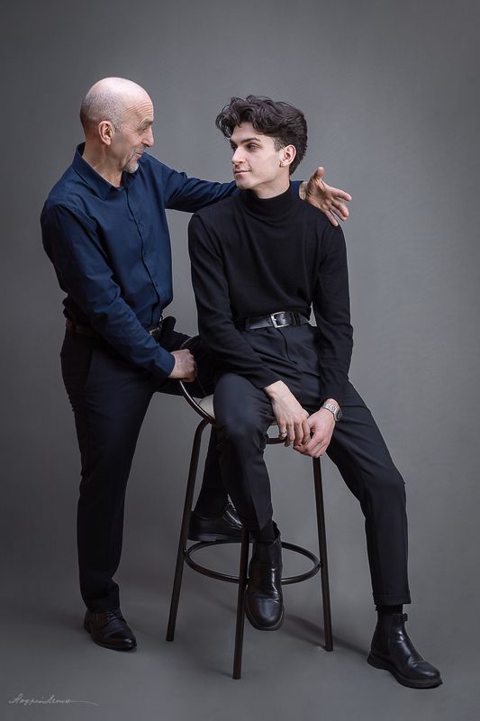 Отец и сын.photo preview