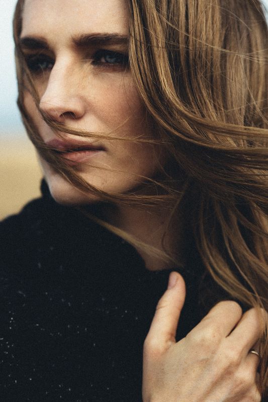 stocksy, woman, beauty, pensive, brunette photo preview