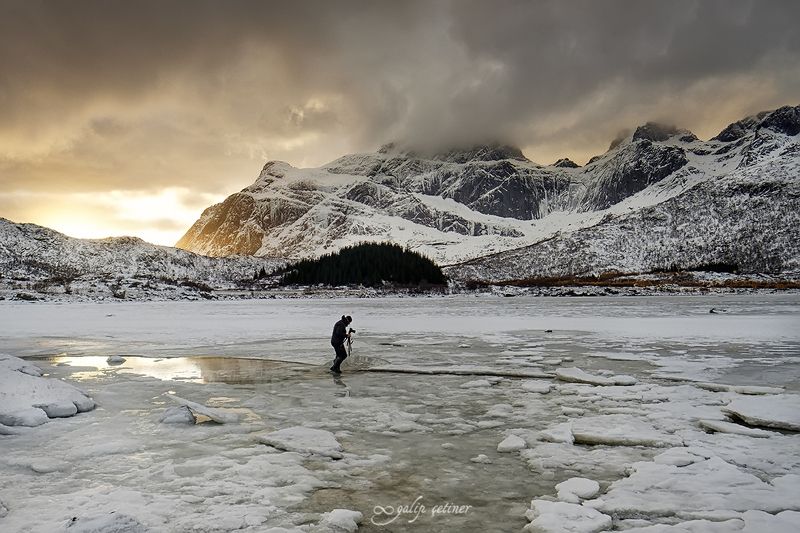 lansdscape, ice, winter On the icephoto preview