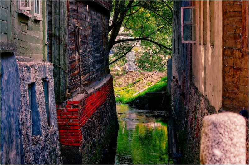 Речка в Кулдиге.photo preview