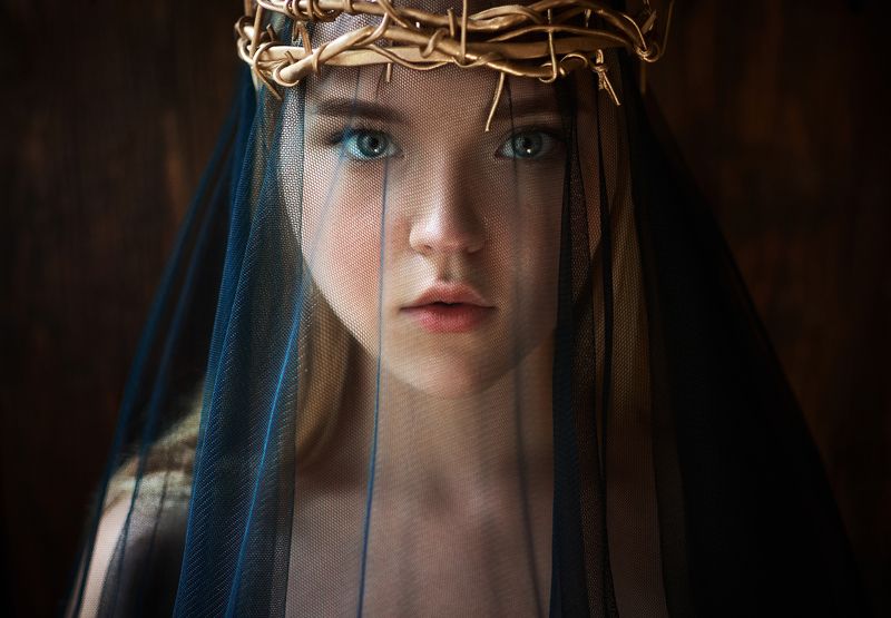 Портрет, девушка, глаза, взгляд,  Лизаphoto preview