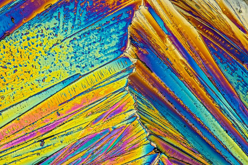 кристалл, crystals, макро, лимонная кислота, поляризованный свет, супермакро, macro Кристаллическая абстракцияphoto preview