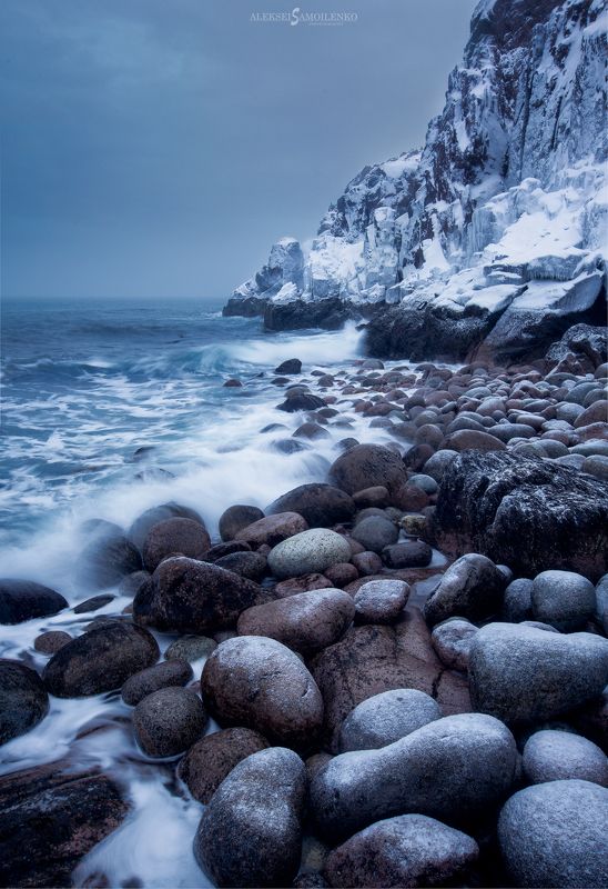 баренцево море, кольский полуостров. январь 2021. Баренцево море, Кольский полуостров. январь 2021.photo preview