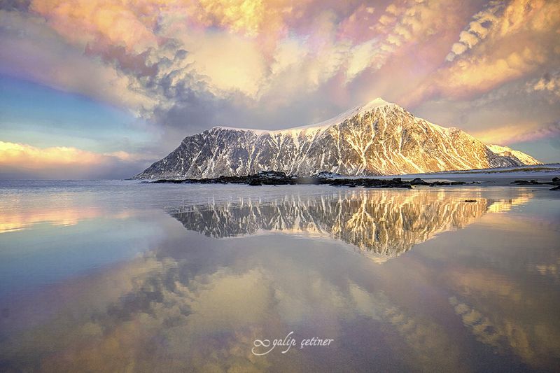 landscape, seascape, winter, beach, nature Timestacking of Skagsandenphoto preview