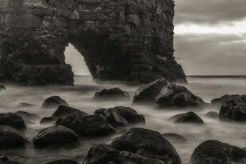 испания, тенерифе, океан, чб, камни photo preview