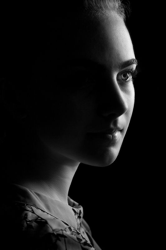 портрет, ч/б, девушка, Margaritaphoto preview