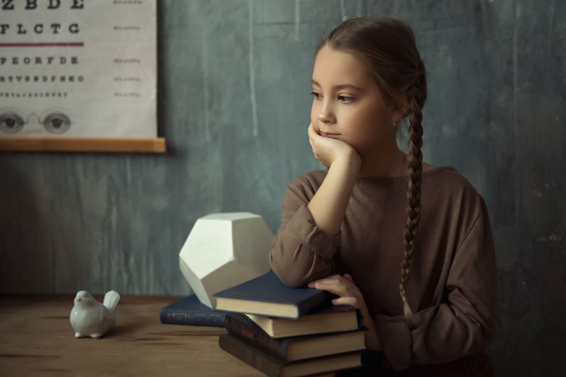 детский портрет, портрет, естественный свет, 50mm Дочь профессора photo preview