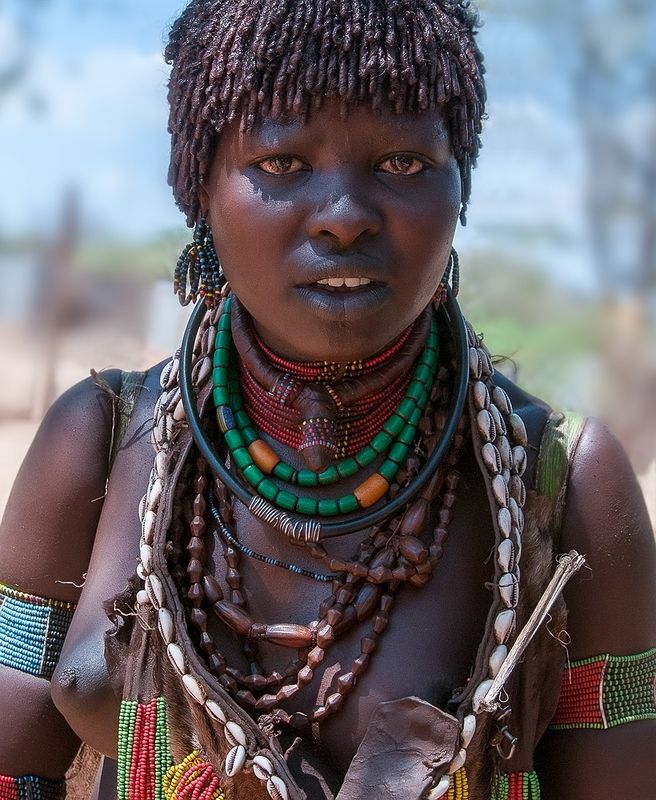 A woman with a hamer tribe in Ethiopiaphoto preview