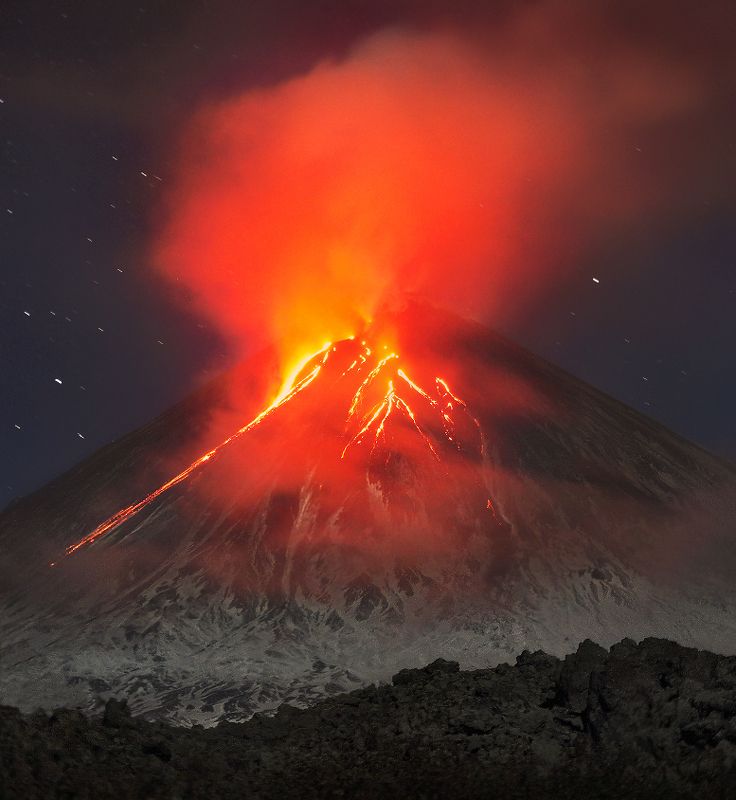 камчатка, вулкан, ключевской Ключевской... фото превью