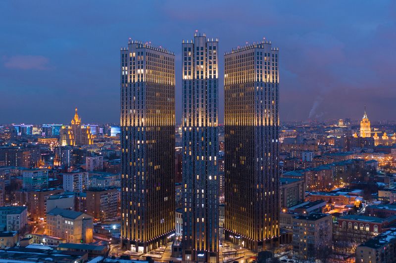 presnya city, пресня сити, жк, москва, небоскреб, росия Жилой комплекс Персня Ситиphoto preview