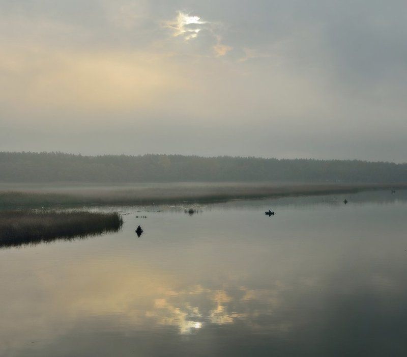 туман, рыбаки О невесомых рыбаках, удящих рыбу в небесахphoto preview