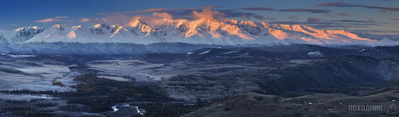 Рассвет в Курайской степи. Горный Алтай.photo preview
