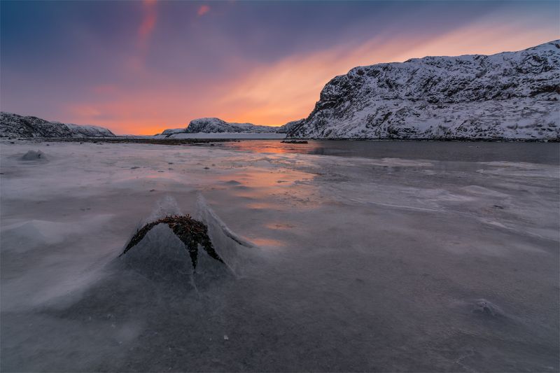 природа, пейзаж, север, кольский, природа россии, дикая природа, закат, свет, облака, вечер, тундра, арктика ***photo preview