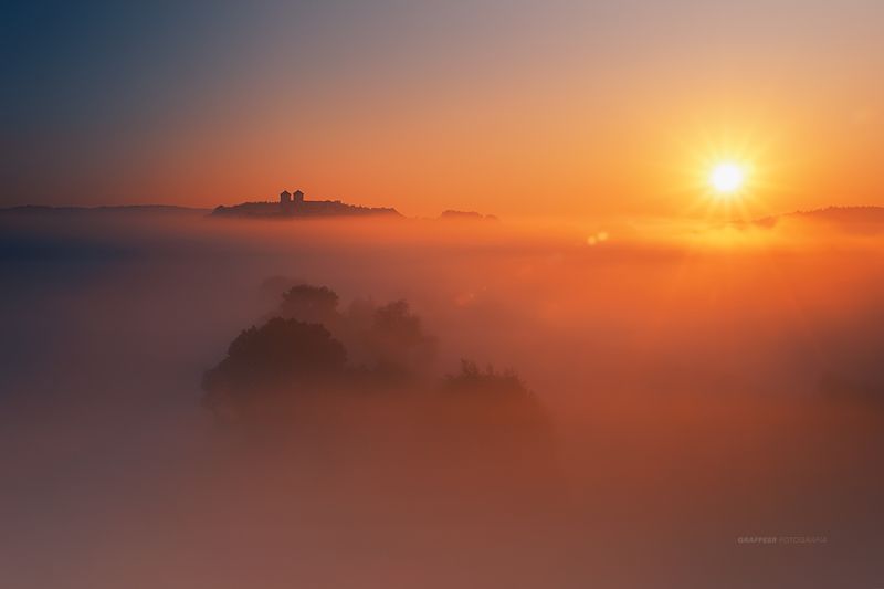 morning, foggy, landscape, sunrise, rpowroznik, abbey, monastery a foggy morning...photo preview